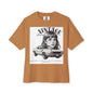 T-Shirt Vintage Oversize Unisexe, Tee-Shirt Graphique Rétro Automobile, Vêtement Décontracté Stylé, Cadeau Unique pour Passionnés d'Auto