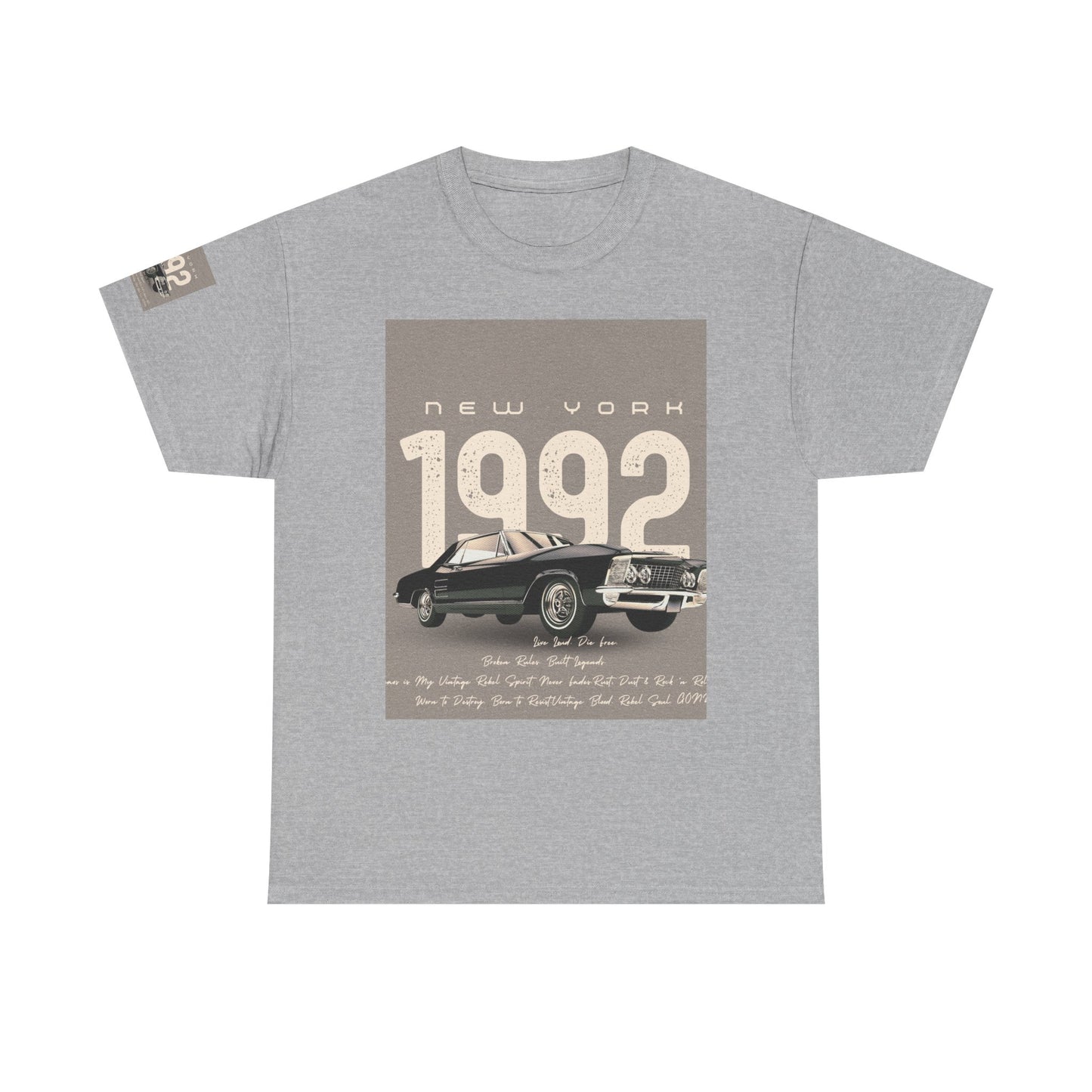 T-Shirt Unisexe en Coton Épais, Vêtement Décontracté Confortable, Cadeau d'Anniversaire, Style Relaxé, Tissu de Qualité