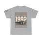 T-Shirt Unisexe en Coton Épais, Vêtement Décontracté Confortable, Cadeau d'Anniversaire, Style Relaxé, Tissu de Qualité