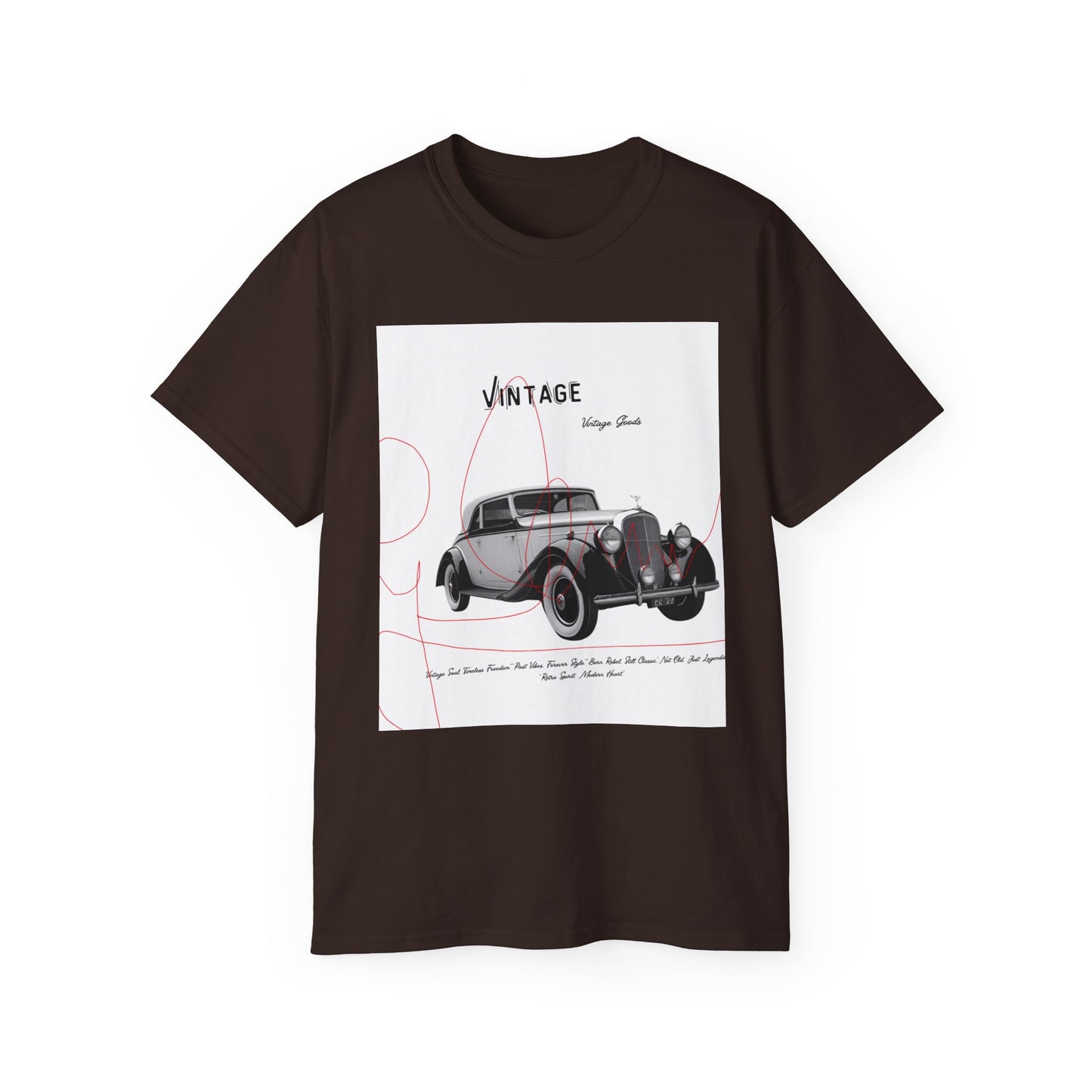 Vintage T-Shirt Unisexe Voiture Vintage, Style Rétro pour Passionnés d'Automobile, Cadeau Parfait pour Papa, Vêtement Décontracté, Mode Estivale