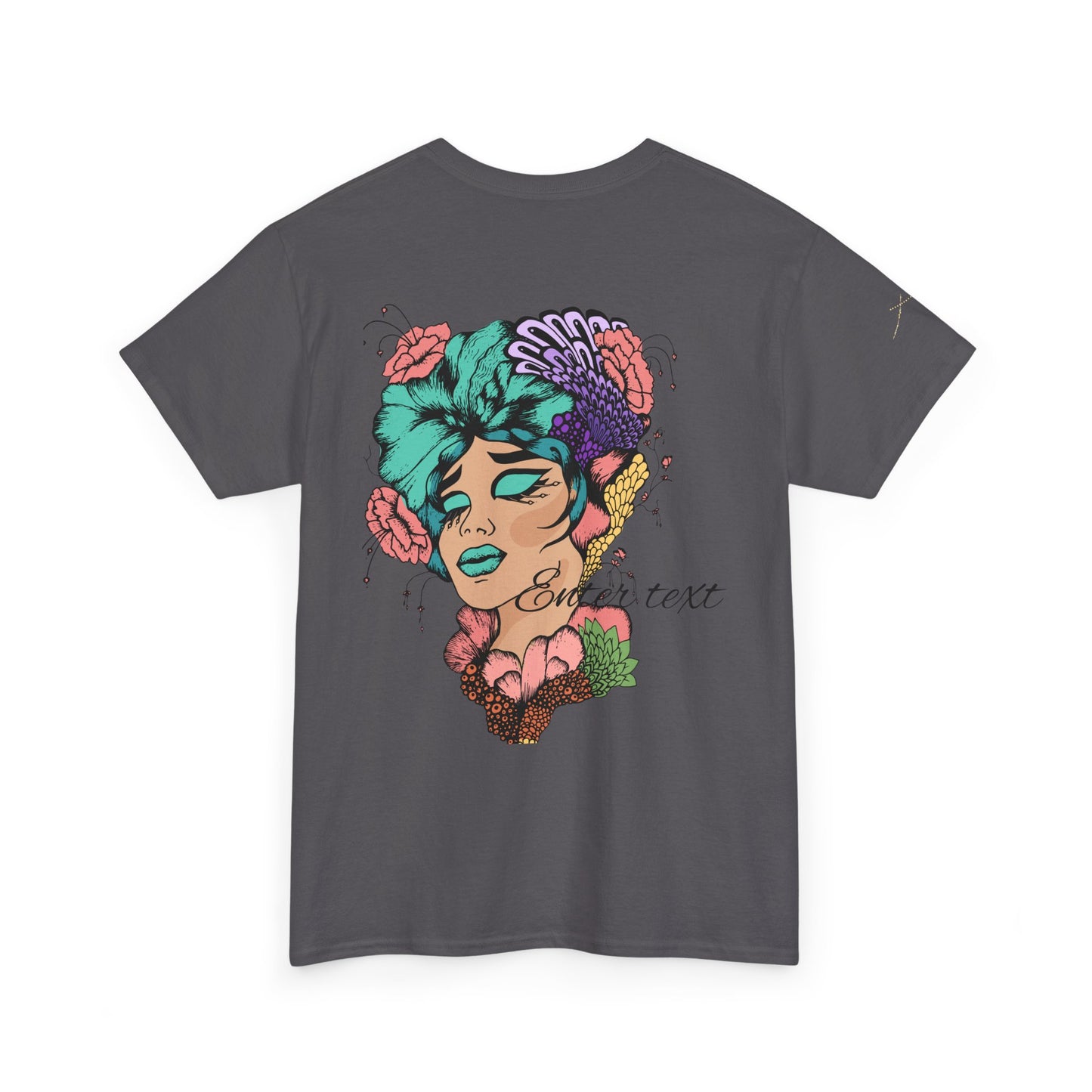 Floral Art Unisex Tee - Boho Vibes, Gift for Her, Botanical T-shirt, Casual Wear, Fashion Statement Top, Unique Graphic Shirt