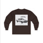 T-Shirt Manches Longues Voiture Vintage, Unisexe, Vêtement Rétro Automobile, Cadeau pour Passionnés d'Auto, Mode Décontractée