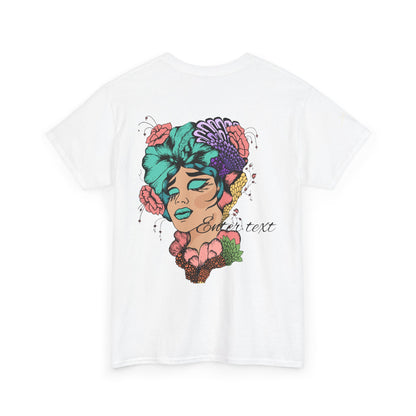 Floral Art Unisex Tee - Boho Vibes, Gift for Her, Botanical T-shirt, Casual Wear, Fashion Statement Top, Unique Graphic Shirt