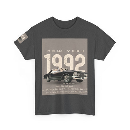 T-Shirt Unisexe en Coton Épais, Vêtement Décontracté Confortable, Cadeau d'Anniversaire, Style Relaxé, Tissu de Qualité