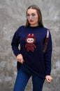 Pull Labubu Rose Kawaii - Sweat Femme Mignon Peluche Japonais