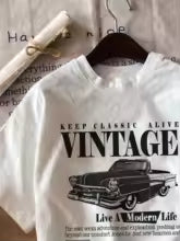 T-shirt Vintage Oversize Femme | Style Rétro Années 90 Tendance
