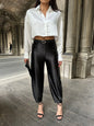 💎 PANTALON SATIN Femme - Luxe & Élégance
